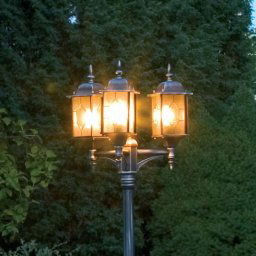 Konstsmide Milano lamp post, 3-bulb