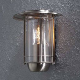 Konstsmide TRENTO outdoor wall light, stainless steel design