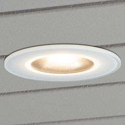 Konstsmide 7875 LED recessed light outdoor ceiling, white