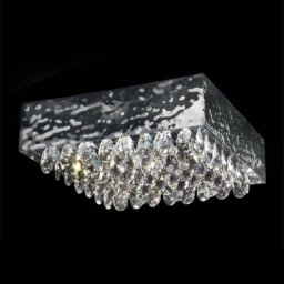 Patrizia Volpato MAGMA ceiling light clear crystal elements 51x51cm