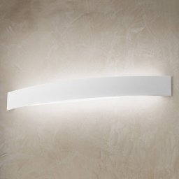 Linea Light Curved Curve LED wall light in white