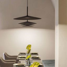 Linea Light Poe Plus LED hanging light, black