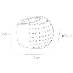 Lucide Gipsy wall light made of plaster