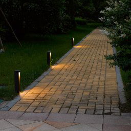 Lucide LED pedestal light Combo in an attractive design, 25 cm
