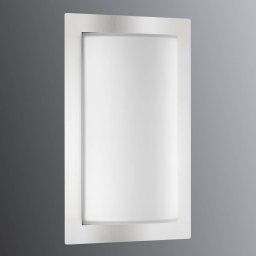 LCD Luis outdoor wall light, stainless steel, glass, E27