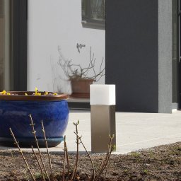 LCD Linus pillar light made of stainless steel