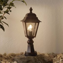 LCD Antique-looking pillar light Toulouse
