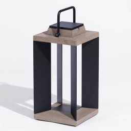 Les Jardins Solar lantern Teckalu, Duratek/aluminium black, 45.5cm
