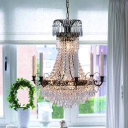 Markslöjd Magnificent candle chandelier Läckö 54 cm
