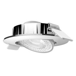 MEGATRON LED recessed light Slimo, swivelling, chrome
