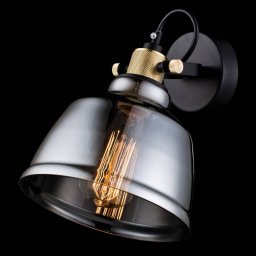Maytoni Smoked glass lampshade - Irving wall light
