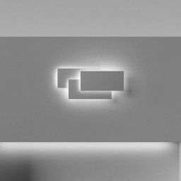 Maytoni Trame LED wall light, rectangular