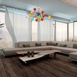 Näve Colourful Aurinia hanging light Ø 98 cm