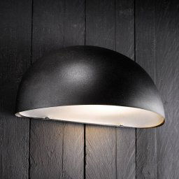Nordlux Bergen outdoor wall light, black