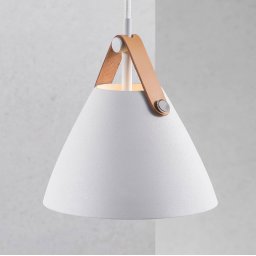 DFTP by Nordlux Strap hanging light, 16.5 cm diameter, white