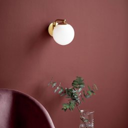 Nordlux Grant wall light with plug, brass