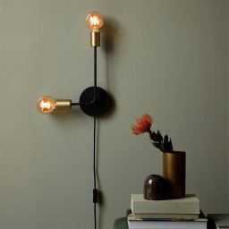 Nordlux Josefine wall light with cable and plug