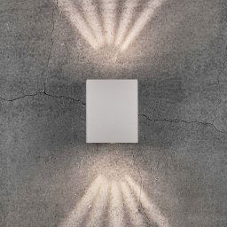 Nordlux Canto Kubi 2 LED outdoor wall light, 10 cm, white