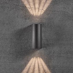 Nordlux Asbol LED outdoor wall light with stencils