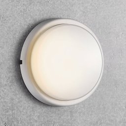 Nordlux Cuba Energy LED outdoor wall light, Ø 17.5 cm