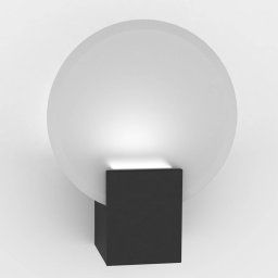 Nordlux Hester LED wall light, IP44, black