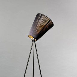 Northern Oslo Wood floor lamp black/black