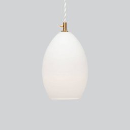 Northern Unika glass pendant light white, large