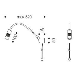 OLIGO A little bit colour plug chrome/white