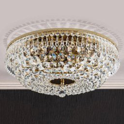 ORION Sherata Ceiling Light Round Gold 45 cm