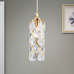 ORION Charlene Hanging Light Gold-Plated with Crystals