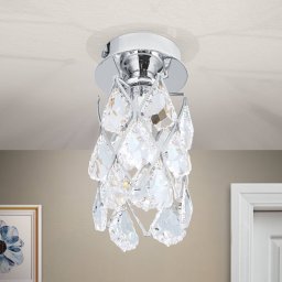 ORION Charlene Ceiling Light Narrow Chrome-Plated