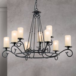 ORION Bente chandelier, 9-bulb