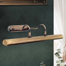 ORION Adjustable picture lamp Lariga antique brass 70 cm