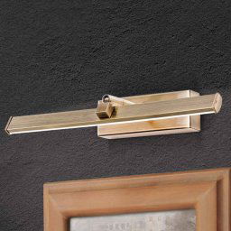 ORION LED picture light Suren in antique brass, 30 cm