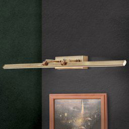 ORION LED picture light Suren in antique brass, 79.5 cm
