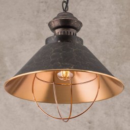 ORION Rustic pendant lamp Shanta, one-bulb