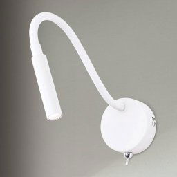 ORION Flexible LED wall light Colin in white