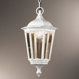 ORION Puchberg pendant light for outside, white and gold
