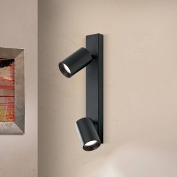 ORION Sean spotlight 2-bulb, black