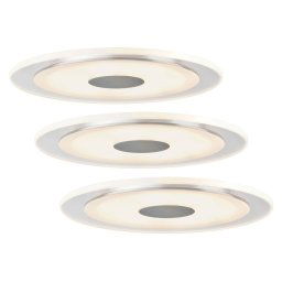 Paulmann Simple LED recessed light Whirl, 3-piece set