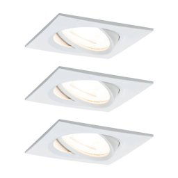 Paulmann 3 spot Nova angular swivelling/dimmable, white