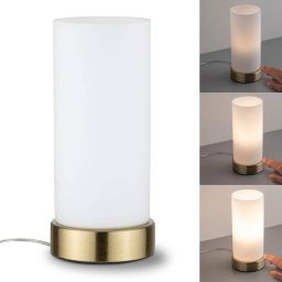 Paulmann Pinja table lamp brass/opal