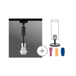 Paulmann URail 2Easy Basic pendant matt black