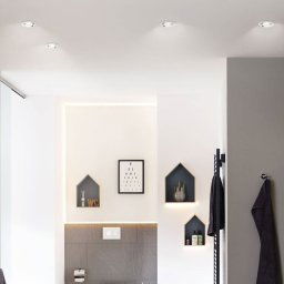 Paulmann Nova LED recessed spotlight, dimmable, IP65, white