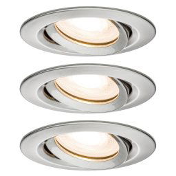 Paulmann Nova LED recessed spotlight, dimmable, IP65, iron