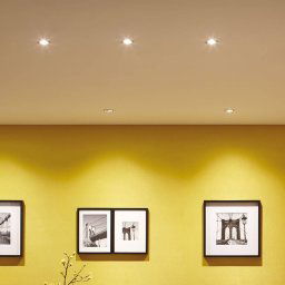 Paulmann Nova LED downlight 3-set pivotable iron