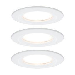 Paulmann Nova LED downlight 3x rigid, black