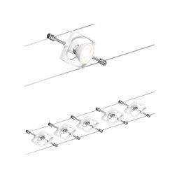 Paulmann Mac II cable lighting system 5-bulb white