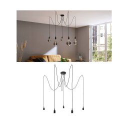 Paulmann Neordic Ketil hanging light, 5-bulb