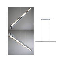 Paulmann URail Lento LED pendant, matt chrome